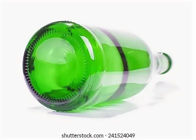 Bottom of bottle smile empty