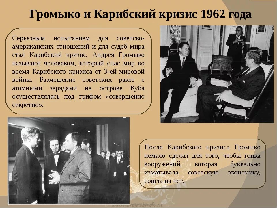 Карибский кризис 1962 года связан. Карибский кризис Громыко. Громыко и Кеннеди Карибский кризис. Громыко 1962.