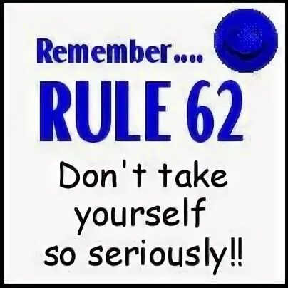 Remember the rules