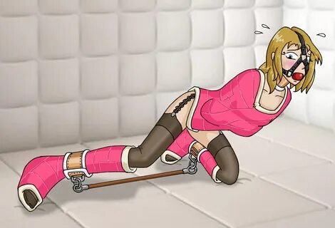 Slideshow self bondage stuck.