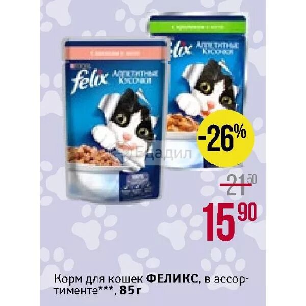 корм для кошек акции в магазинах