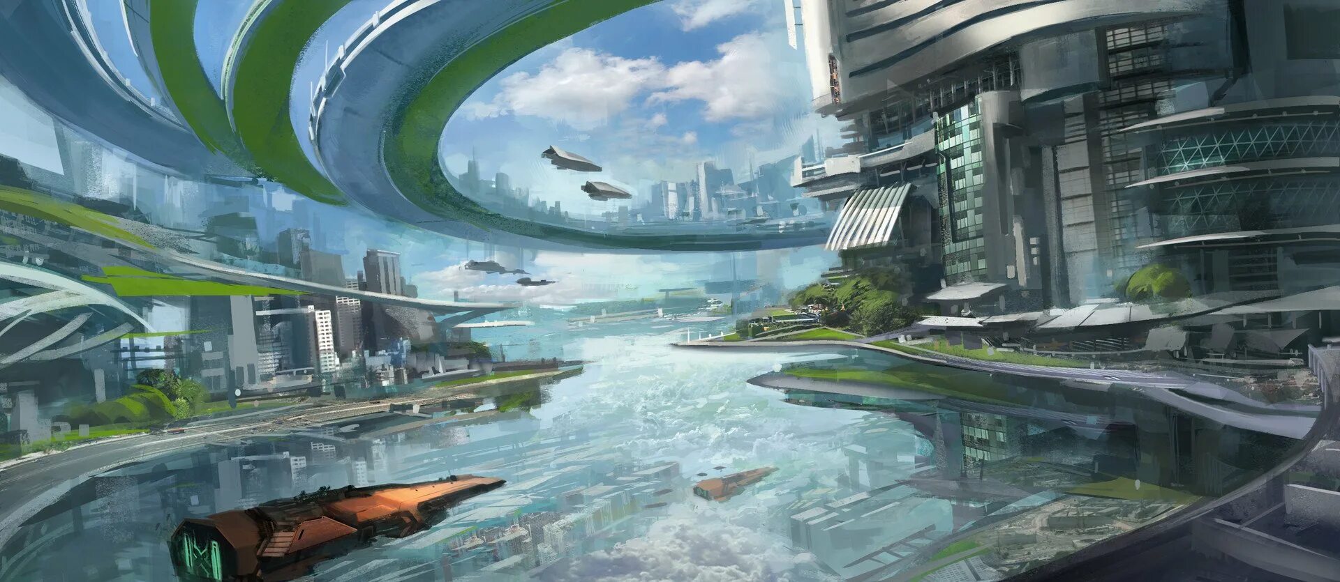 Идея города будущего. Экогород будущего концепт левиафан. sci fi город футуризм. футуристическая архитектура будущего концепт арт. город будущего концепт.