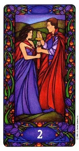 Двойка мечей Таро арт нуво. Двойка кубков nouveau Tarot. Двойка мечей Таро арт. Двойка пентаклей Таро арт. 6 кубков 6 пентаклей