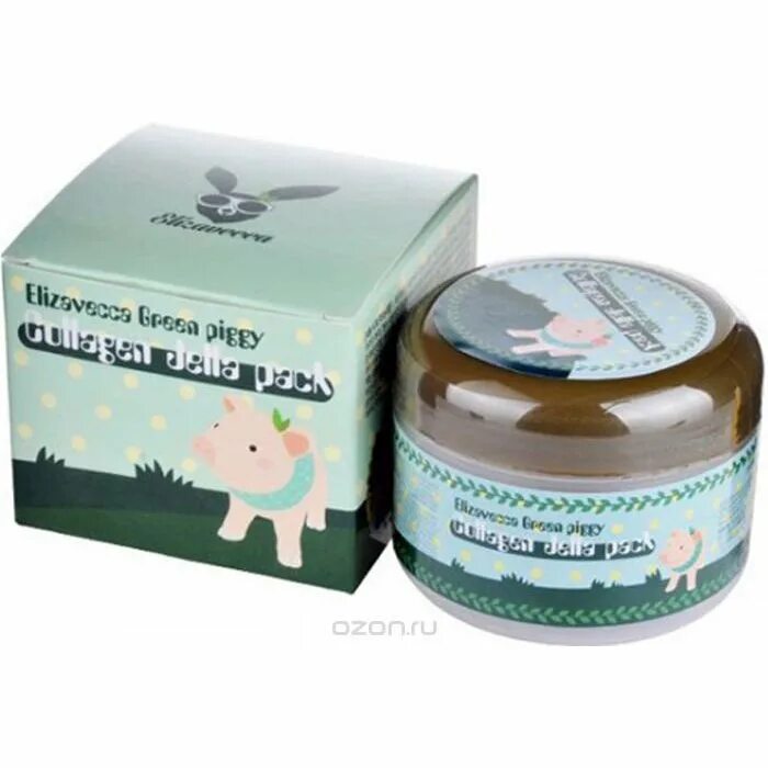 Elizavecca piggy mask. Elizavecca маска коллагеновая - green piggy collagen jella pack, 100мл. маска для лица с коллагеном elizavecca collagen jella pack. маска для лица лифтингколлаген green piggy collagen jella pack, 100 мл. [elizavecca] маска для лица лифтингколлаген green piggy collagen jella pack, 100 мл.