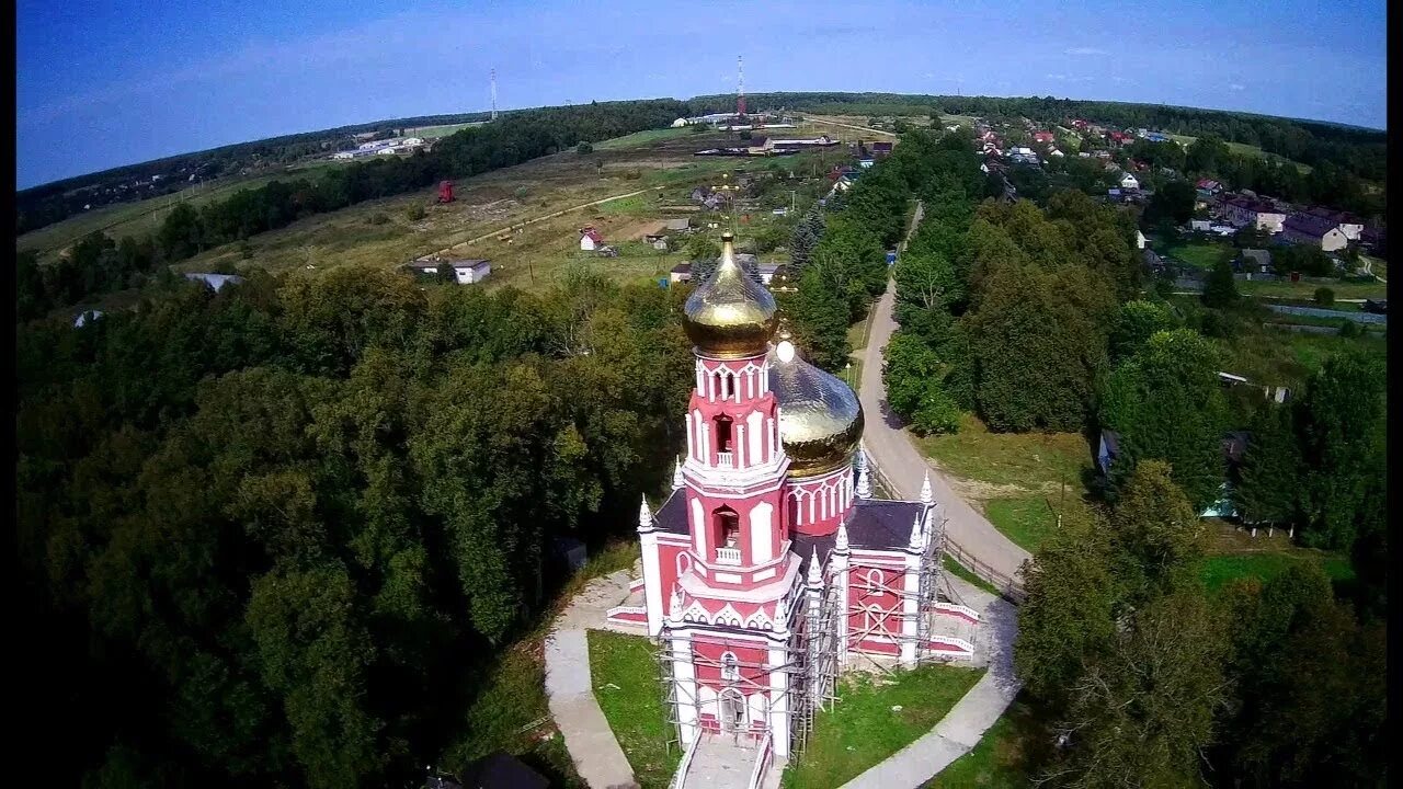 Тарусский р. Храм Барятино Тарусский район. Село Барятино Калужская область Тарусский район. Барятино (Тарусский район). Храм Успения Пресвятой Богородицы в Барятино.