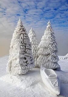 A work of art ice