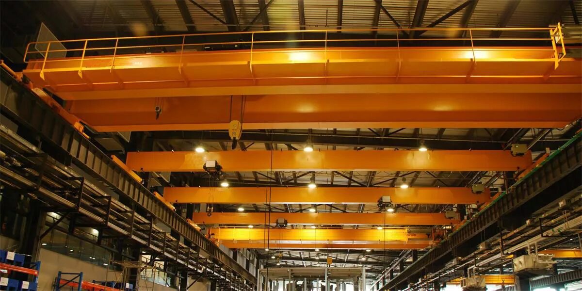 Кран мостовой 20 т. Factory overhead cranes. инпрон крану.