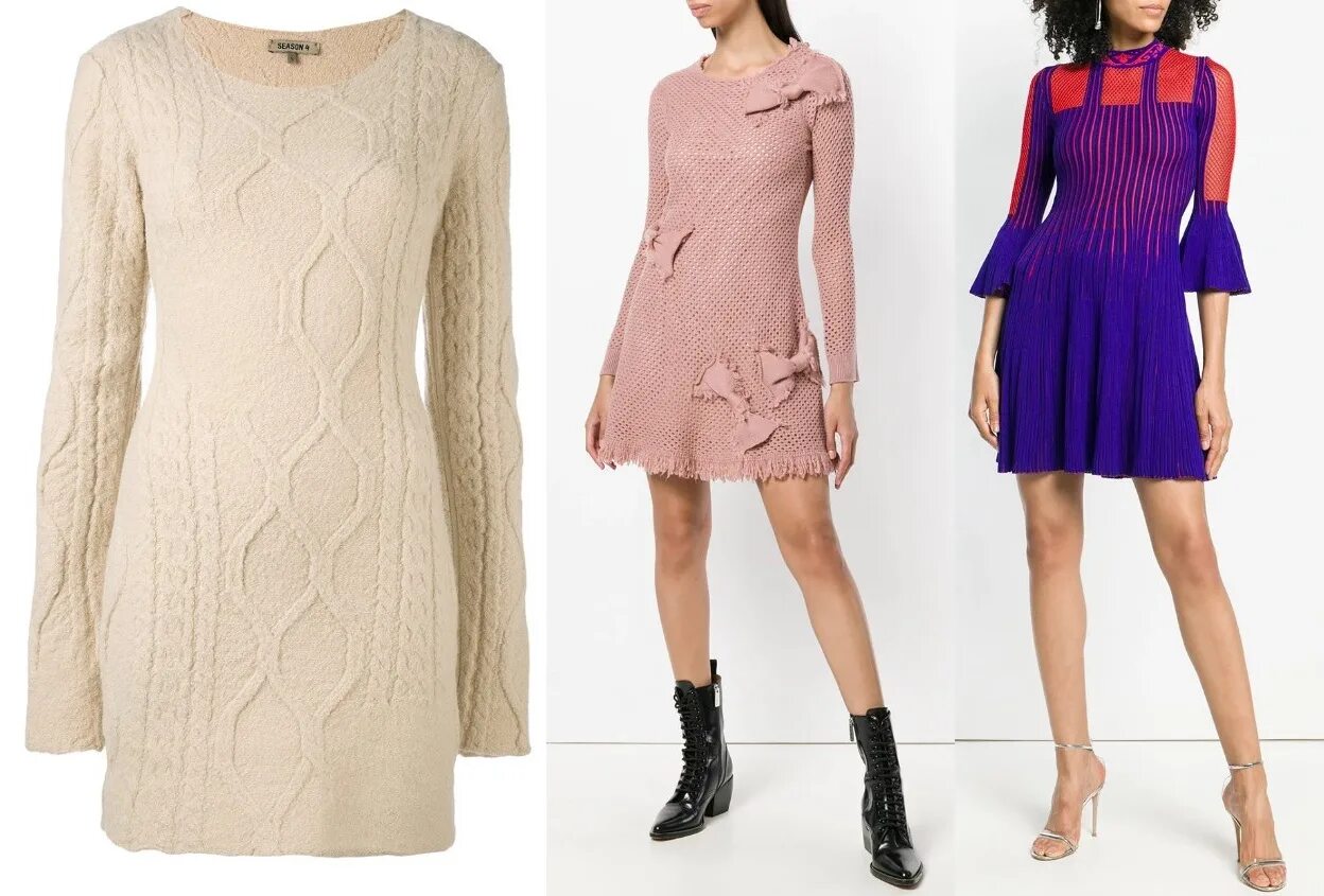 зимние платья. трикотажные платья зима 2024. трикотажные платья зима 2024. теплое трикотажное платье.