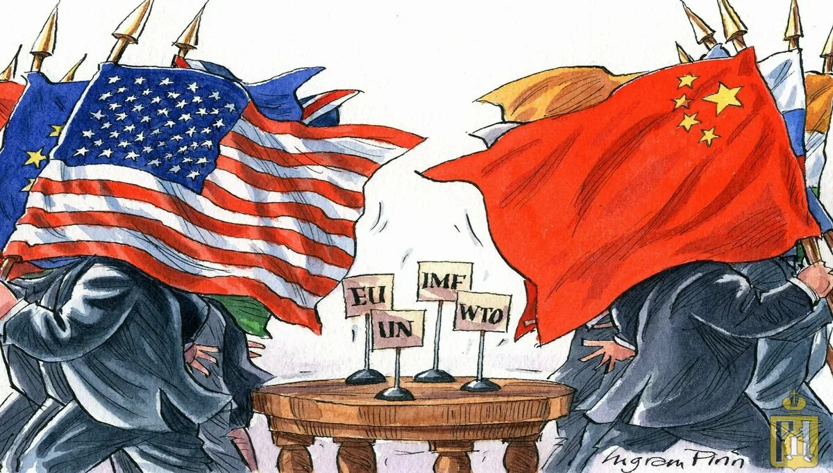Сша и их союзников в. Ссср против сша. карикатура китая на сша. китай против сша.