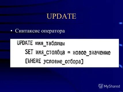 Updating sql