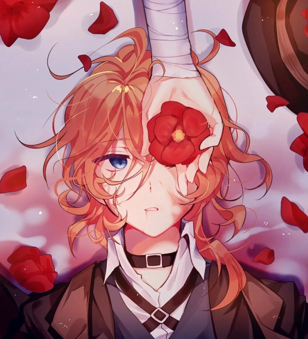 Чуя накахара аниме. Чуя яндере. Чуя яндере. Аниме бродячие псы дазай и чуя. Дадзай осаму арт.