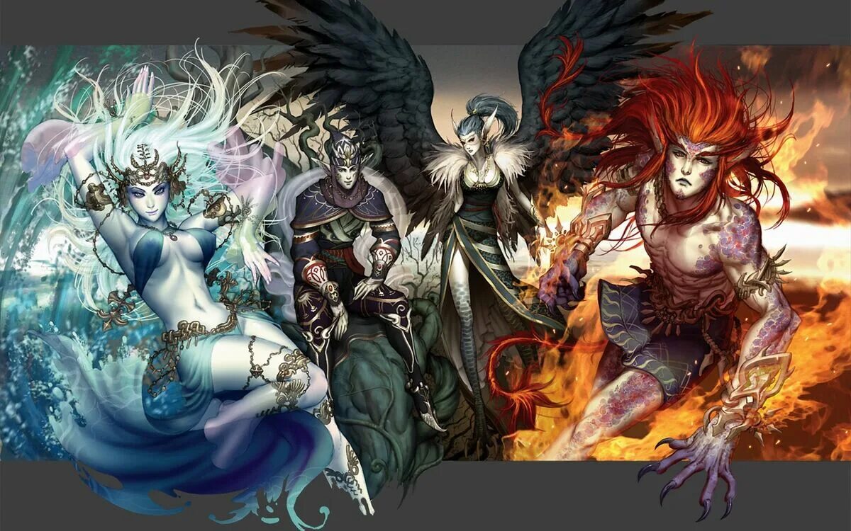 Битва добра и зла. Демоны и боги 4. Темное фэнтези. Сражение ангелов и демонов. 04.