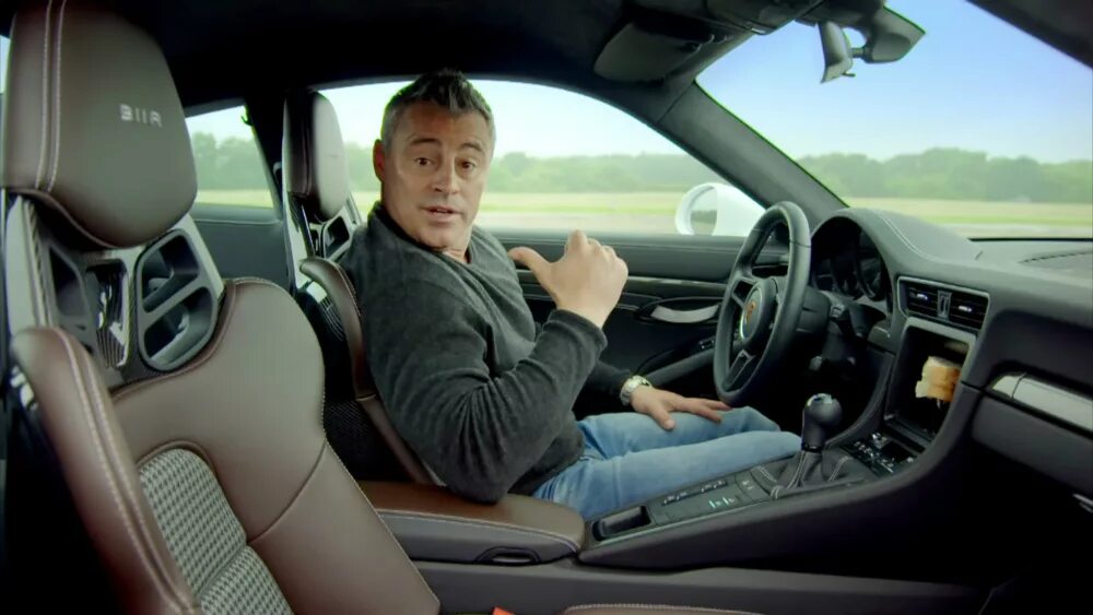 Мэтт Леблан Top Gear. Передача тест драйв.