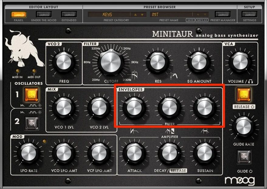 Bass MOOG VST. MOOG Multimode Filter VST. MOOG Minitaur Wood Kit. Minitaurs (8-канальная универсальная система сбора данных). Готов бас