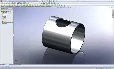Solidworks поверхности