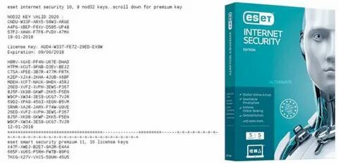 Nod32 internet security ключики 2022
