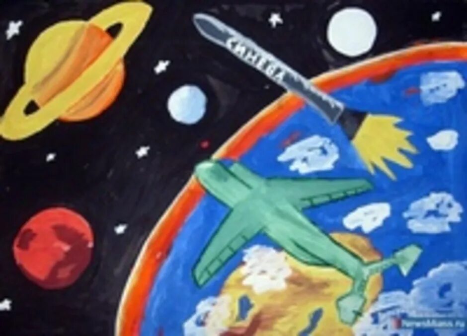 Конкурсы ко дню космонавтики для дошкольников. Рисунок на тему космос. Детский рисунок на тему космос. Рисование для детей космос. Рисунки на тему космос для детей.