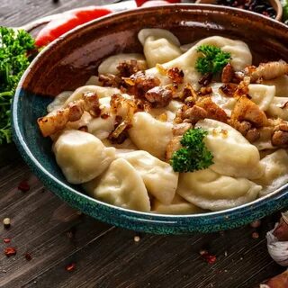 Вареники с луком жареным рецепт