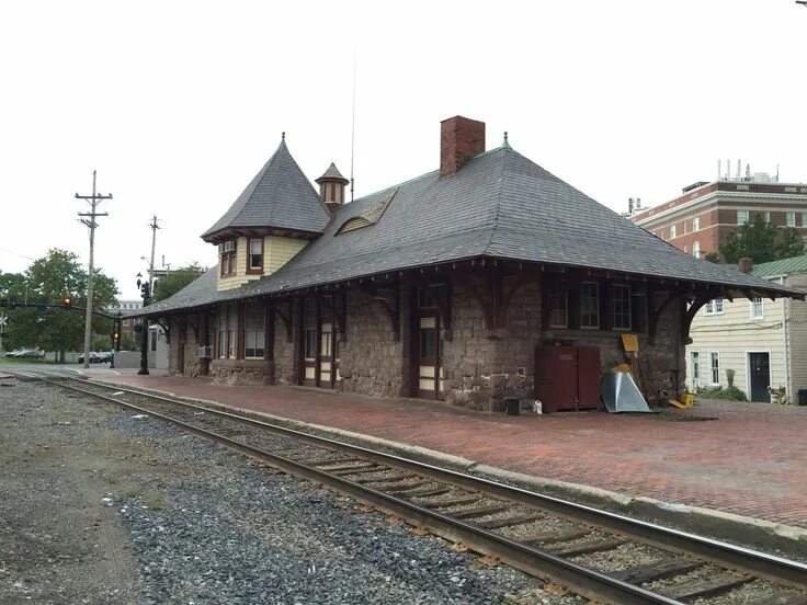 The old railway station