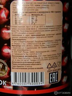Сколько можно гранатового сока