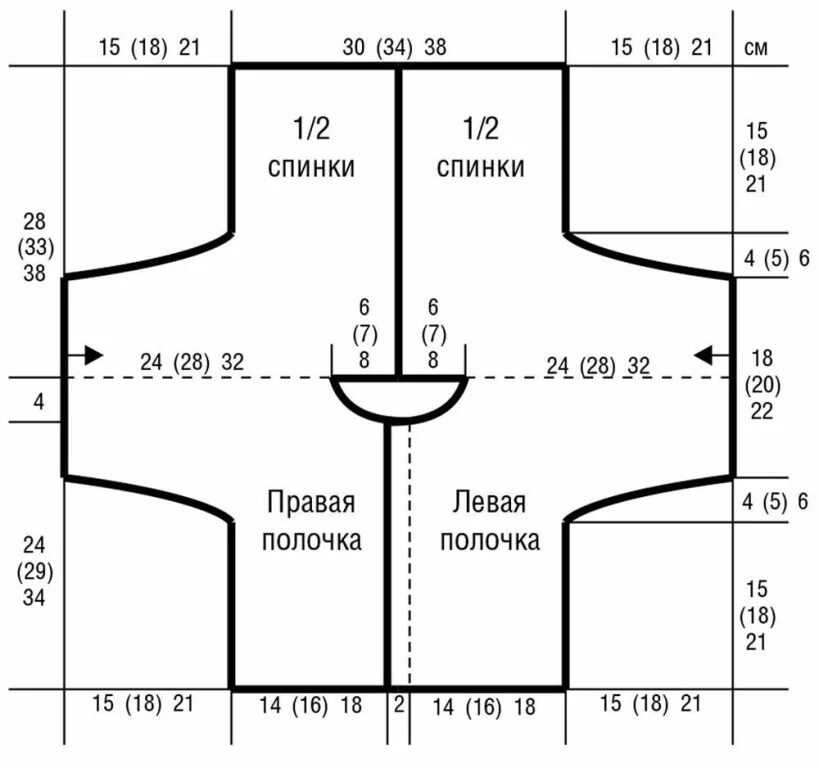 Вязание девочкам выкройки