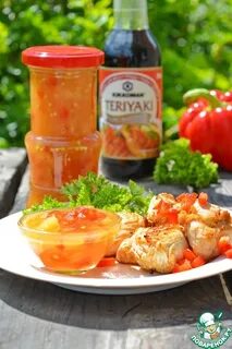 Сладкий соус с ананасами