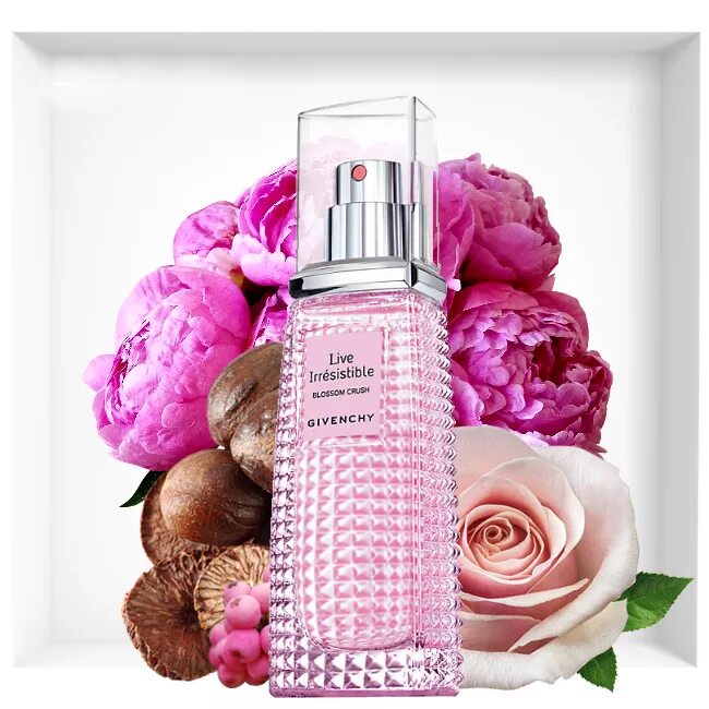 Blossom crush. Духи живанши Live irresistible. Givenchy Live irresistible Blossom Crush. Парфюмерная вода Givenchy Live irresistible. Духи Givenchy Live irresistible Blossom Crush 15ml.