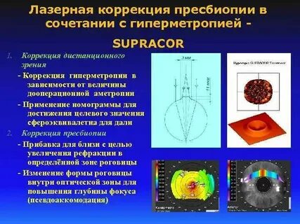 Пресбиопия капли