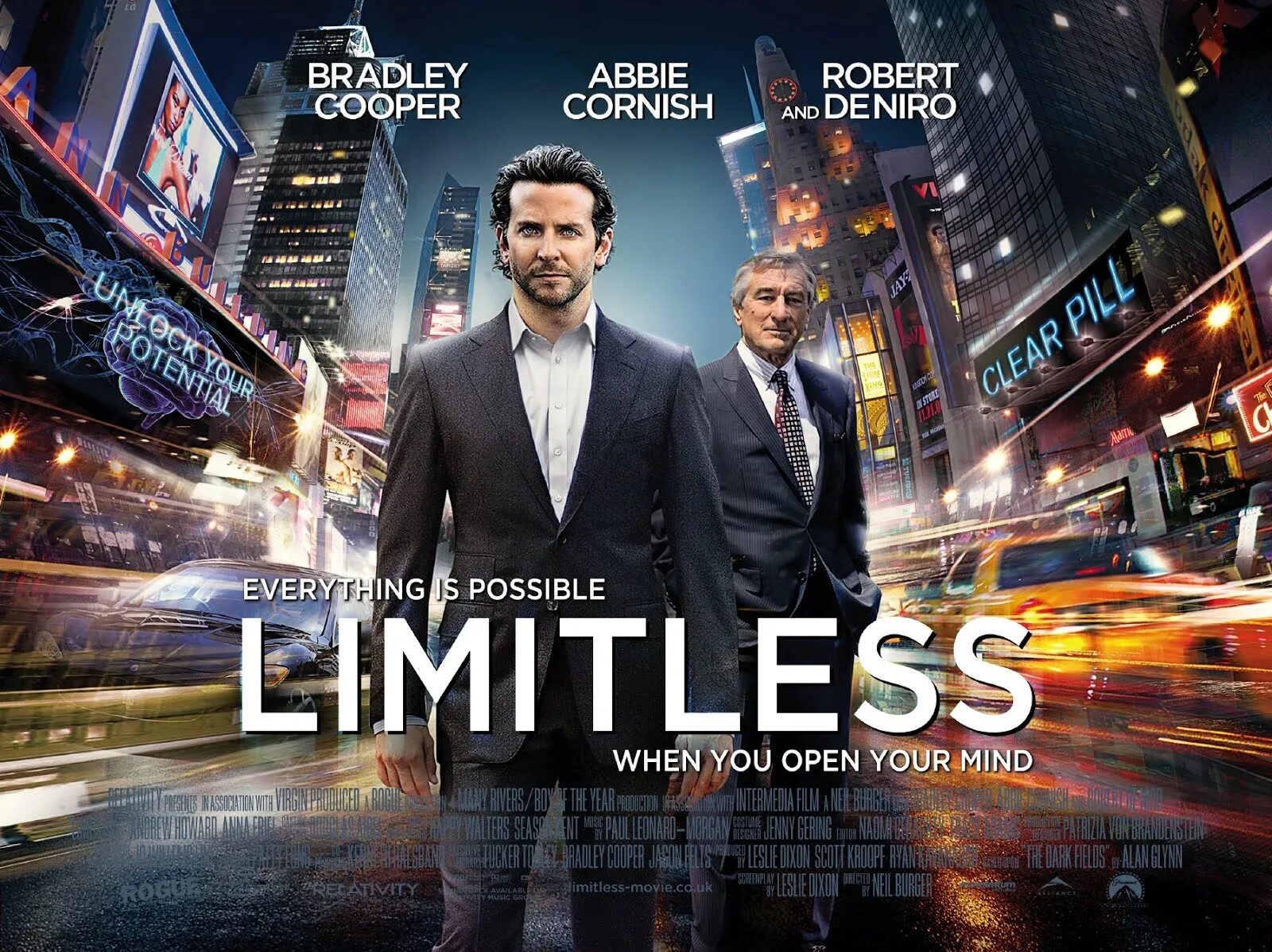 Limit less. Области тьмы Limitless 2011 Постер. Брэдли Купер области тьмы Постер.