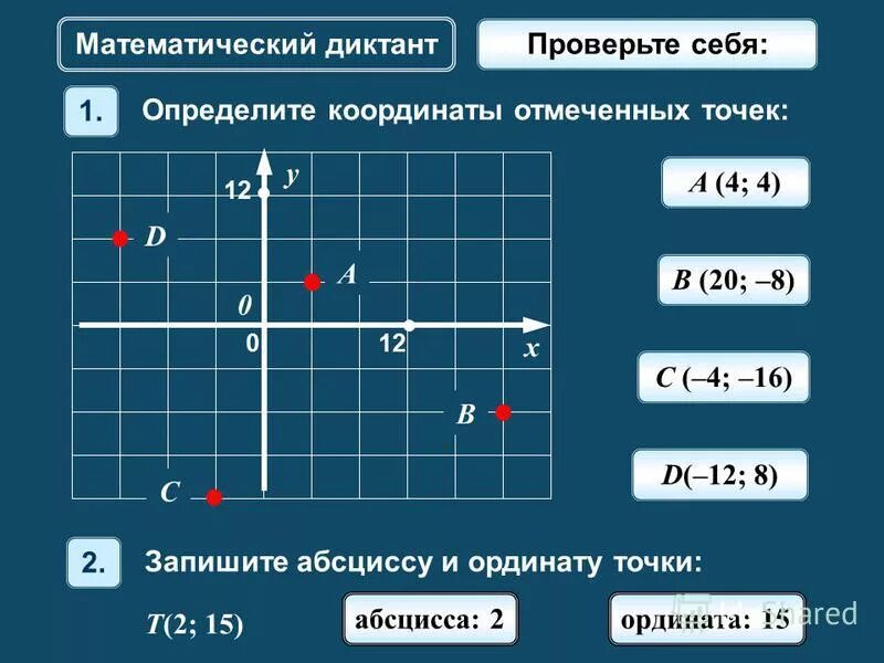 Определите координату точки в 1 4. Определите координату точки в 1 4