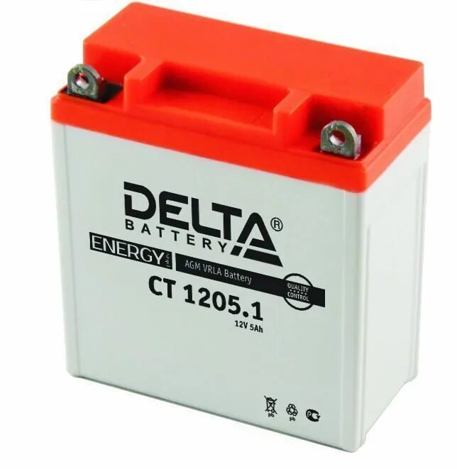 Аккумулятор Delta CT 1205.1. Мото аккумулятор Delta CT 1205.1. Delta CT 1205.1 (12в/5ач). Аккумулятор Delta CT 12025. Аккумулятор для мотоцикла 12v