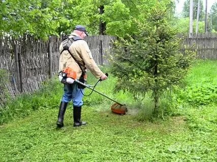 Работа трава