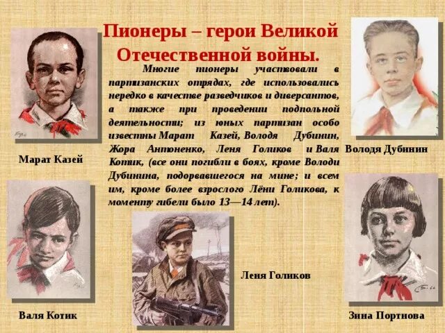 Герои Великой Отечественной войны пионеры герои. Пионер герой Великой Отечественной войны пионеры. Назовите пионеров героев