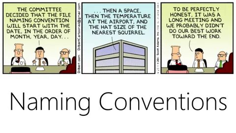 Naming convention