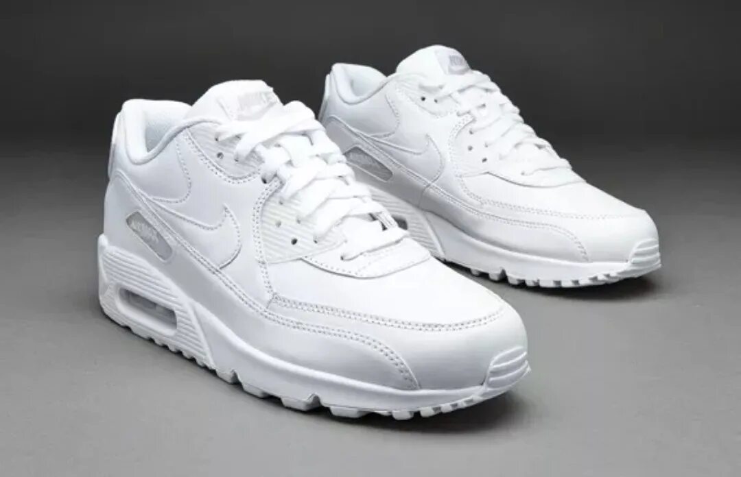 Кроссовки Nike Air Max 90 Leather White. Кроссовки найк АИР Макс 90 мужские белые. Nike Air Max белые. Nike Air Max белые мужские. Большие кроссовки найк