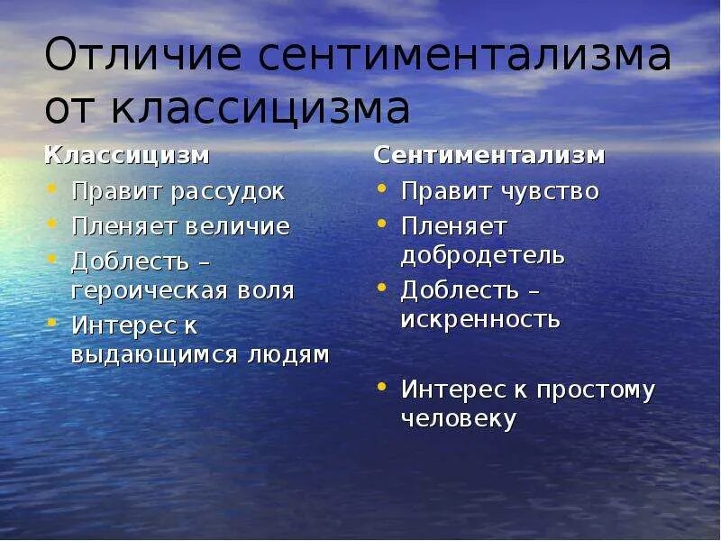 Контрольная работа классицизм и сентиментализм. Классицизм и сентиментализм. отличие классицизма от сентиментализма. чем отличается классицизм от сентиментализма. классицизм и романтизм различия.