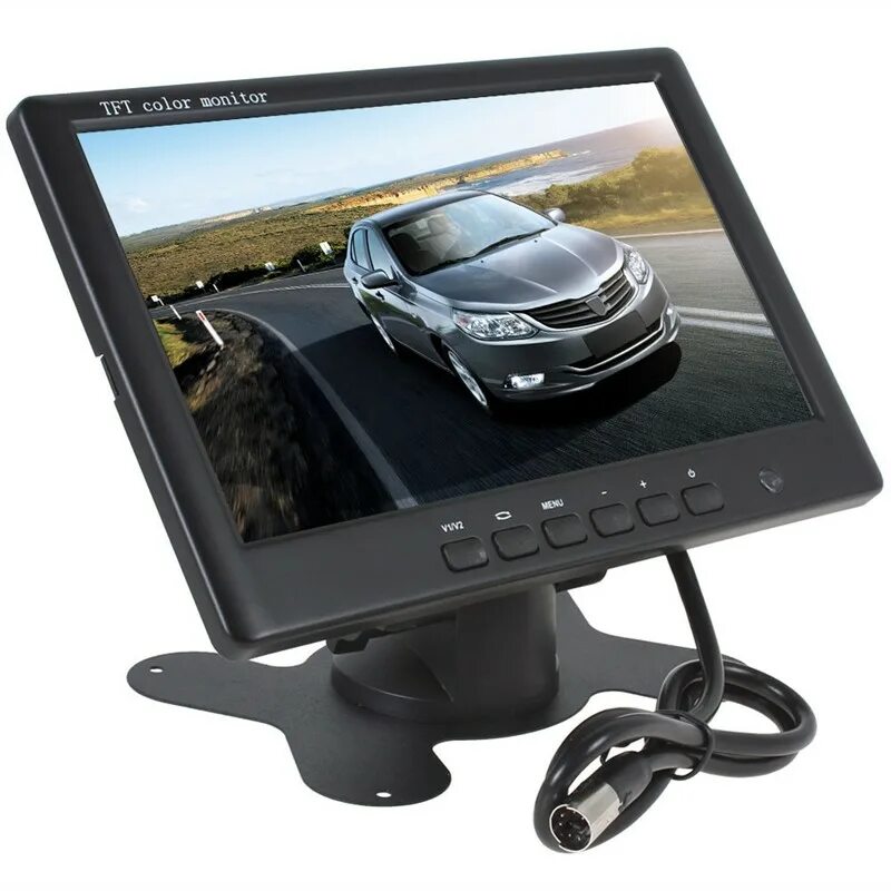 Купить автомобильный монитор. 7-Inch Rearview LCD Monitor. Монитор 7 дюймов av. Автомобильный монитор 7 дюймов GRS 375av.