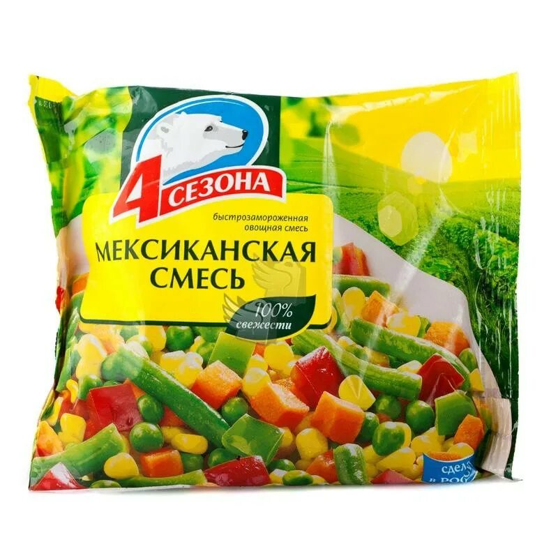 Овощные смеси Мексиканская смесь 400гр..