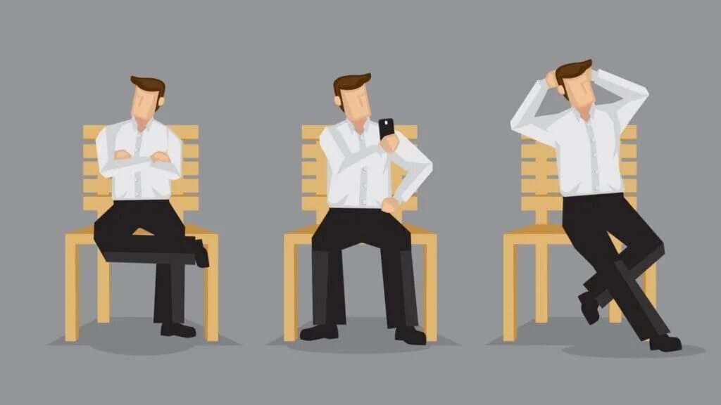 Use silence gestures and posture