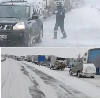 Обстановка на трассе ростов