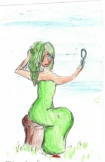 Детский рисунок кикимора - 80 фото