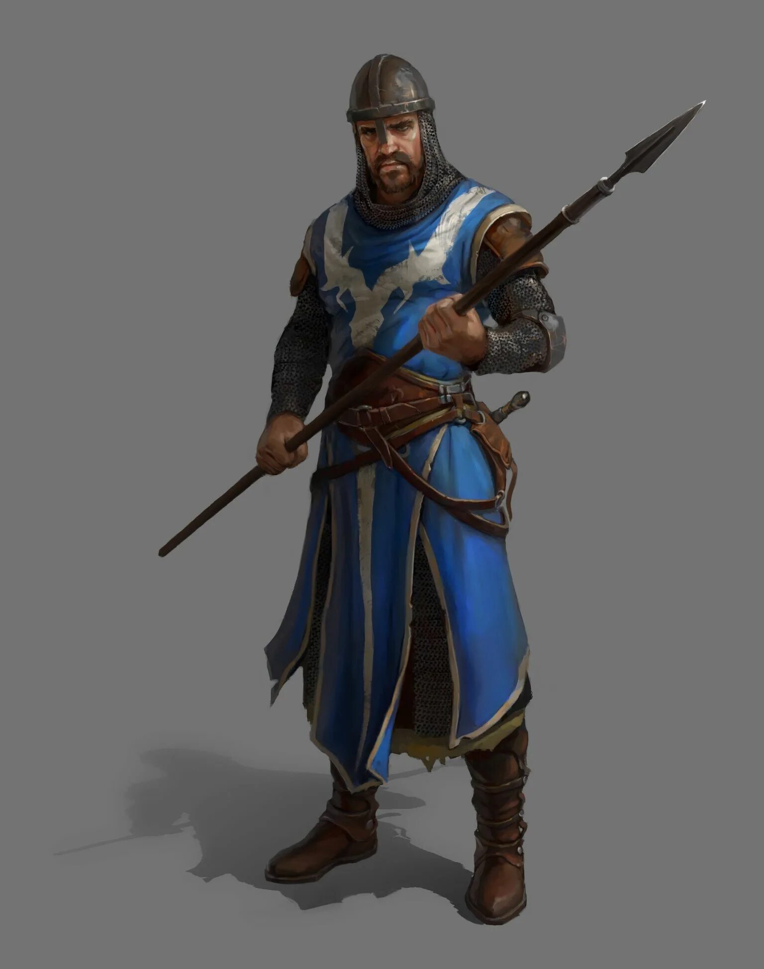 A rogue guard in a medieval