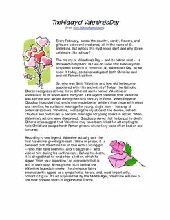 Valentines day history
