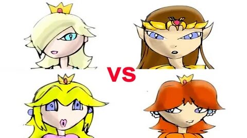 Peach vs daisy vs rosalina