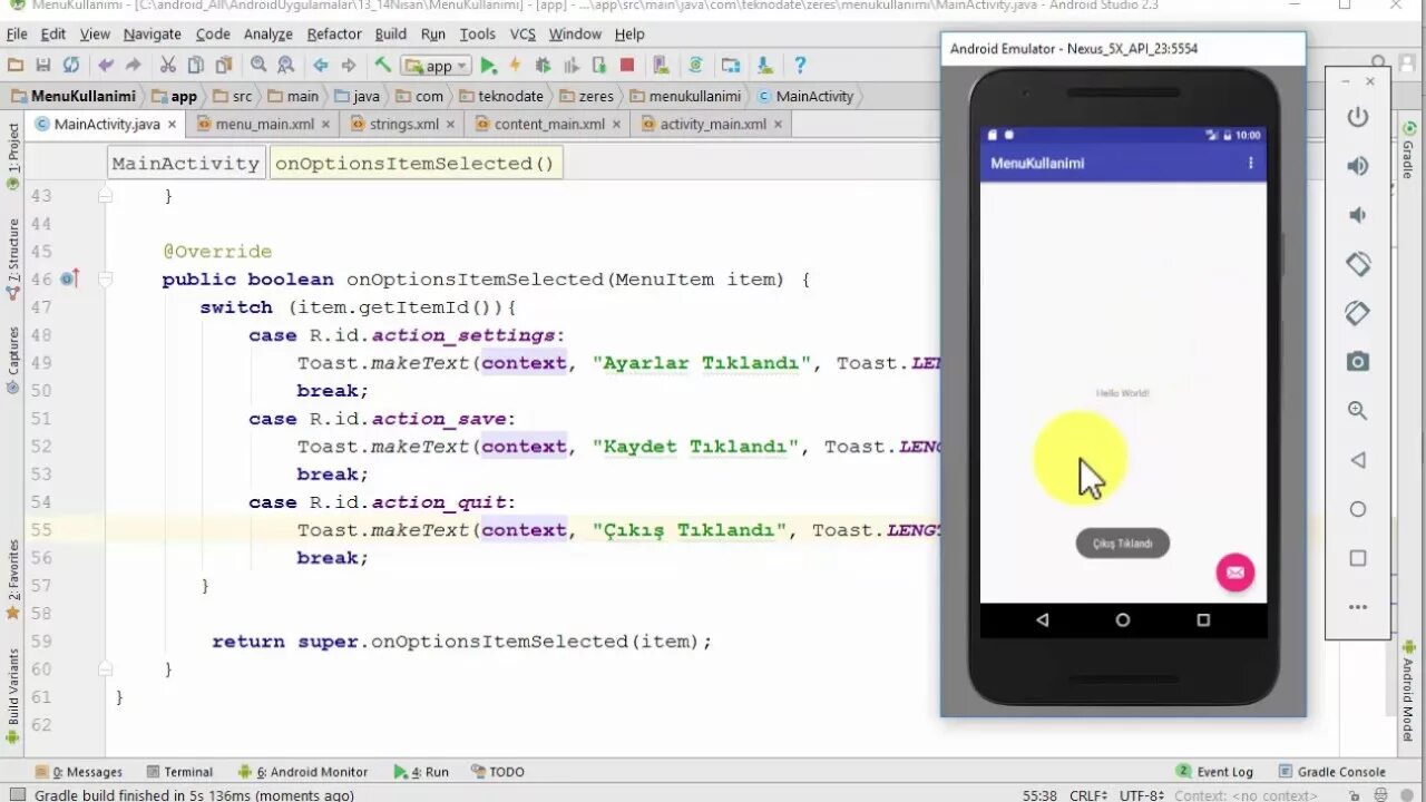 Java Android Studio Dersleri. Basic Android. Bready Basics Android. Basic activity