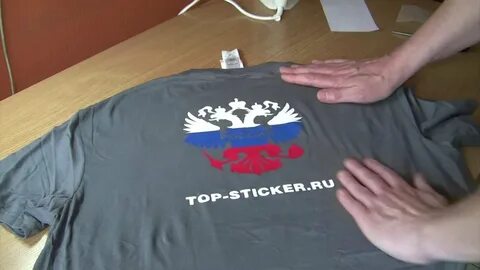 Как сделать наклейку на футболку