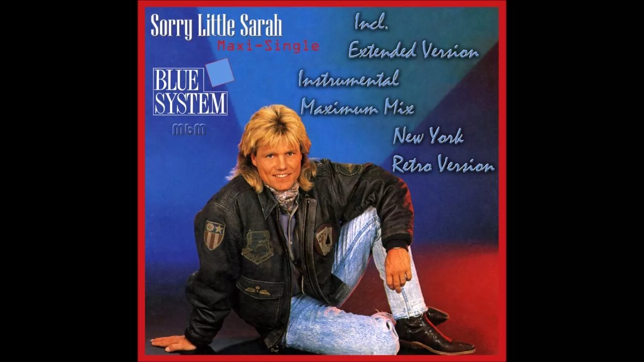 Blue system little system. Blue System sorry little Sarah. Blue System sorry little Sarah обложка. Blue System 1987.