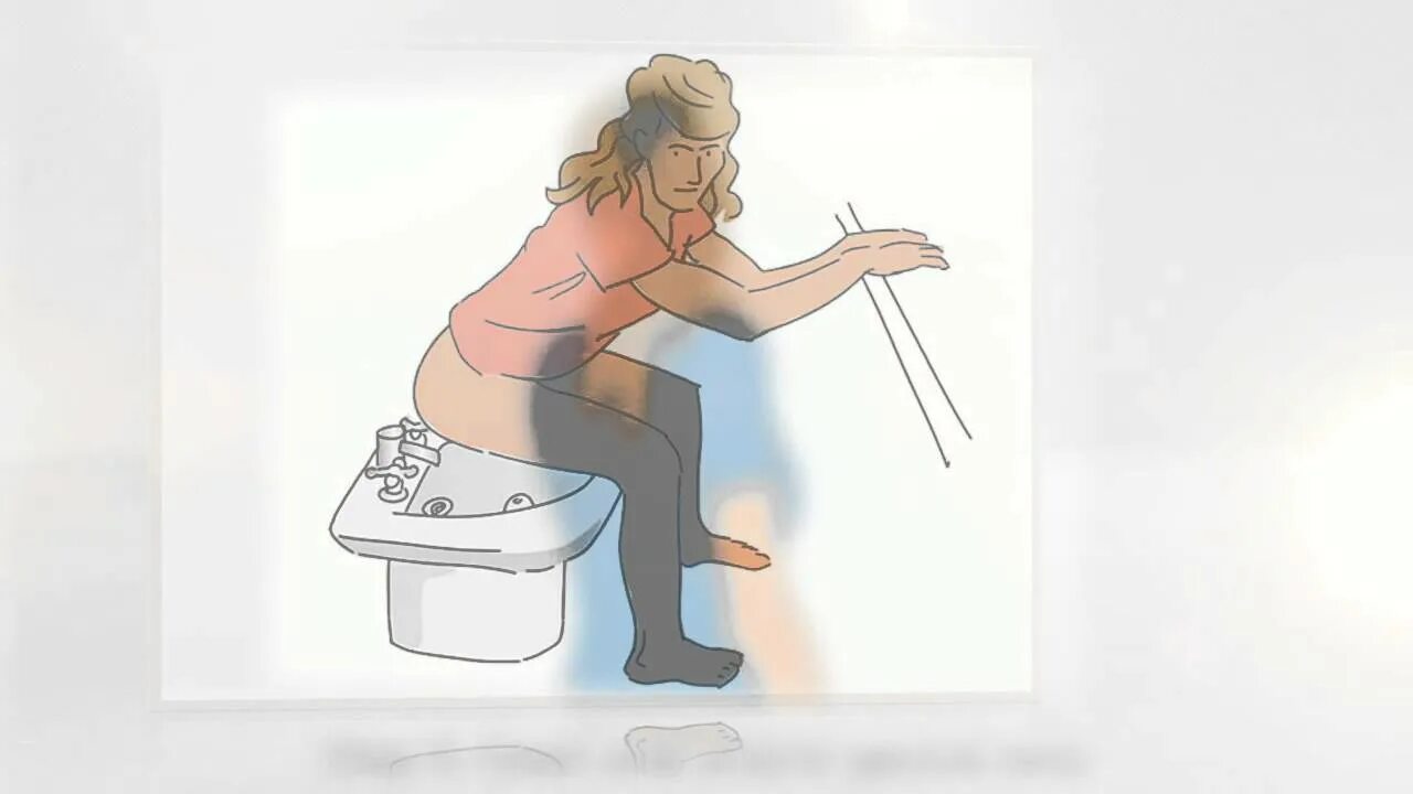 Туалет девушки в душе