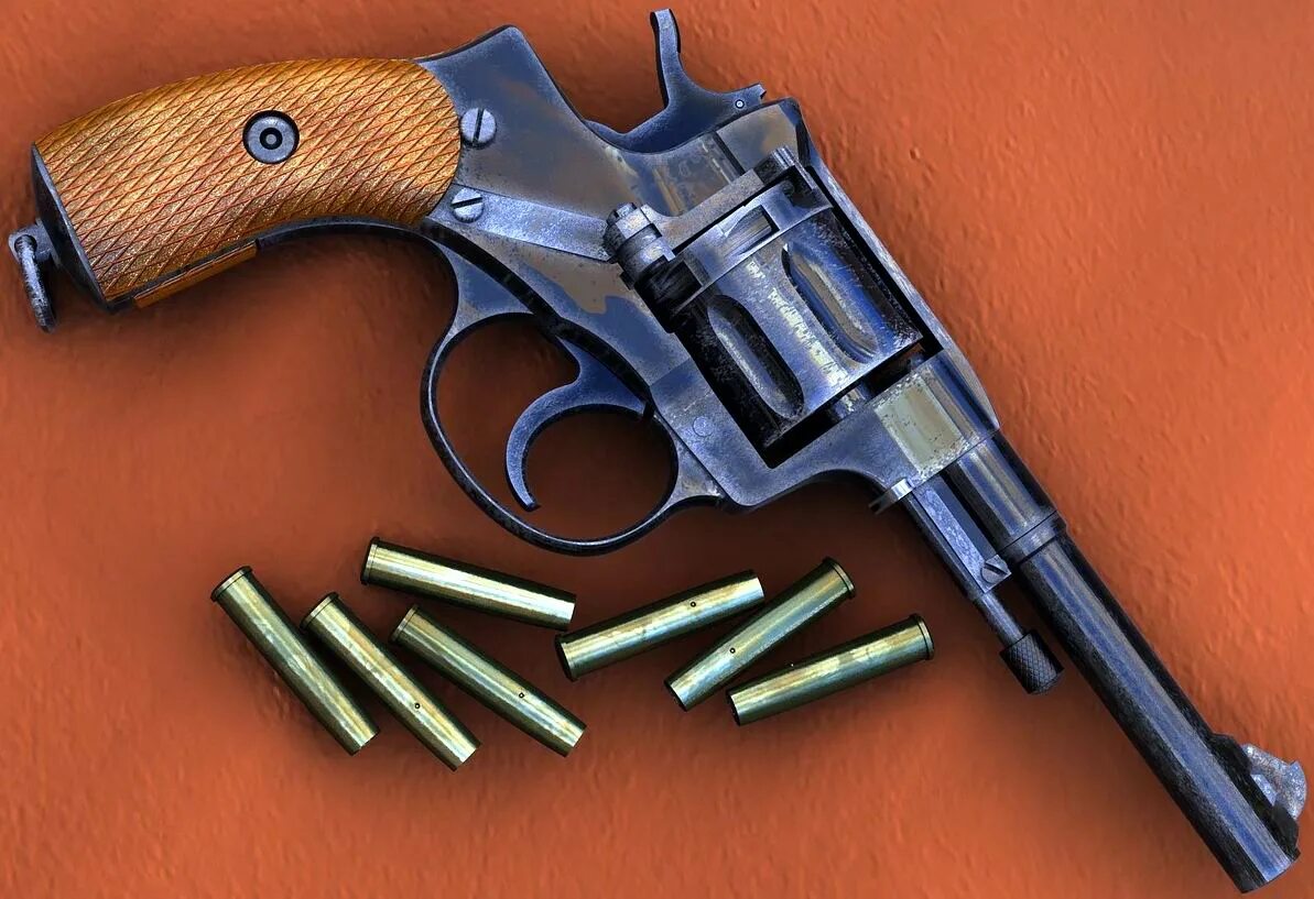 наган. револьвер леона нагана 1887. 62. 7,62-мм револьвер "наган” обр. наган м1895.