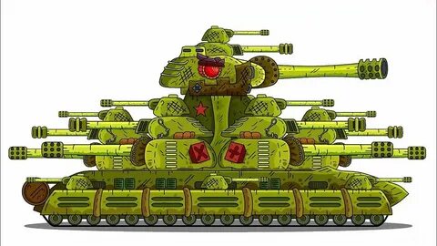 Как нарисовать танк из мультика кв 44